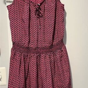 GAP Pink Patterned Casual Dress